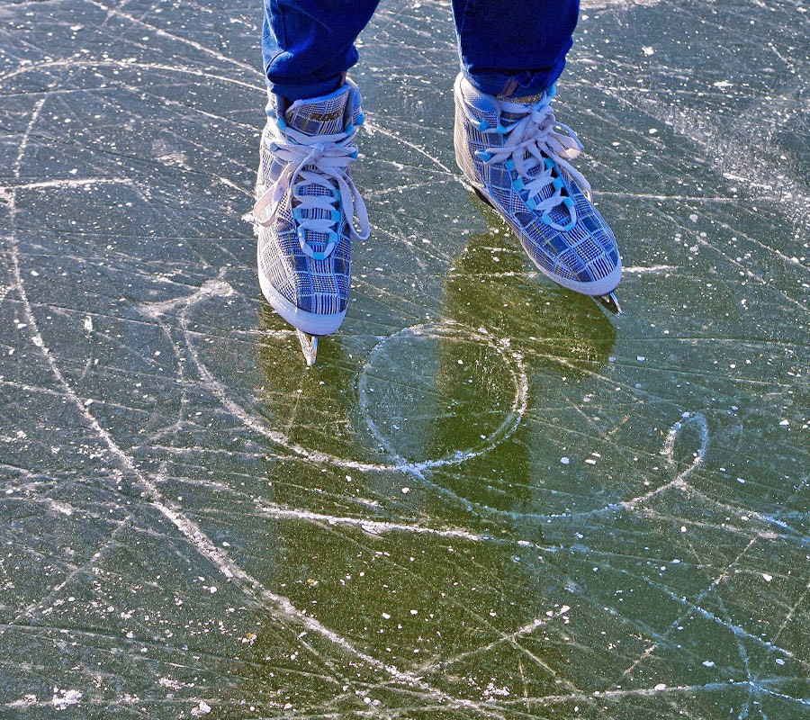 Eislaufen in Mittenwald
