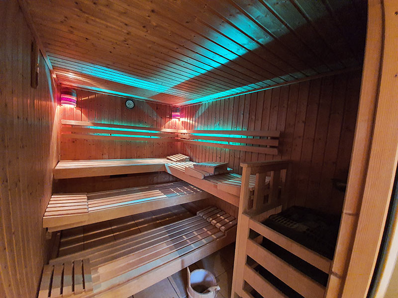 Sauna im Hotel Drachenburg Mittenwald