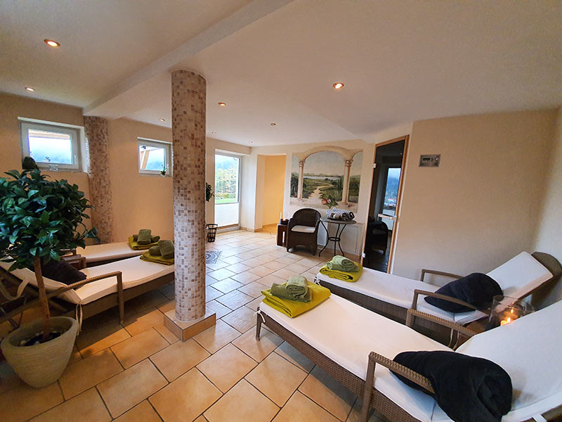 Wellnessbereich im Hotel Drachenburg Mittenwald